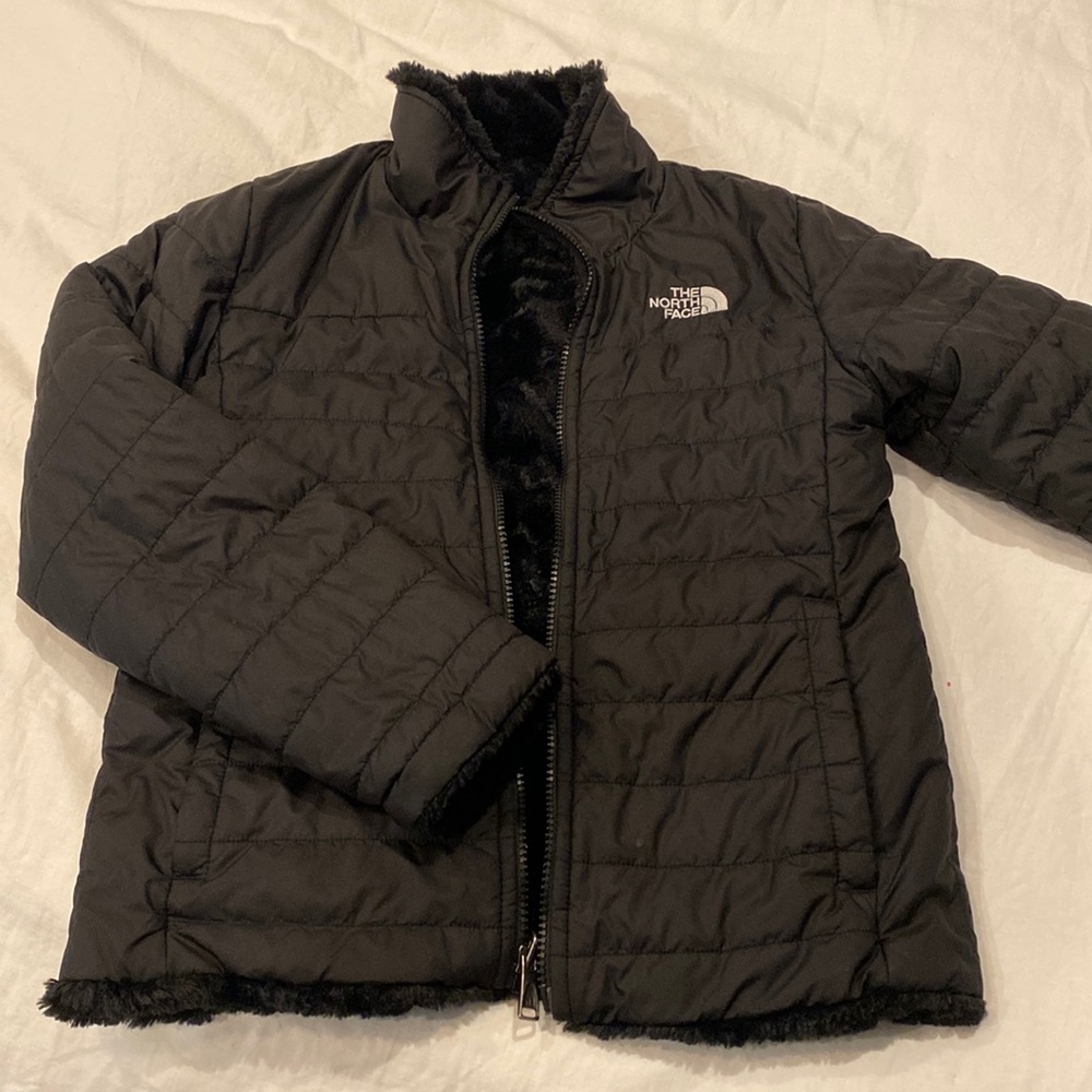 North Face Kids Mossbud reversible jacket